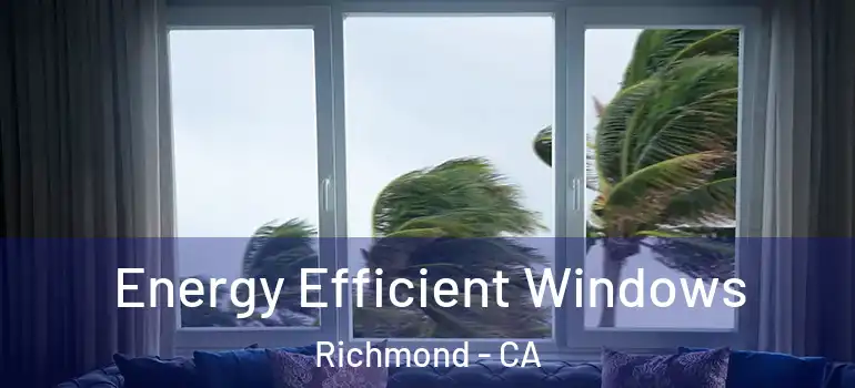  Energy Efficient Windows Richmond - CA