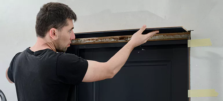 Wood Door Hole Repair in Richmond, CA